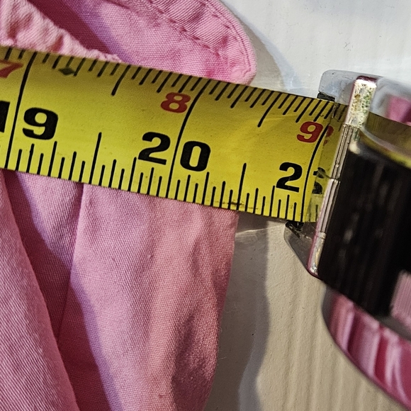 Anthropology Love The Label Women's Pink Poppy High-Neck Ruffle Blouse Top - Picture 8 of 8